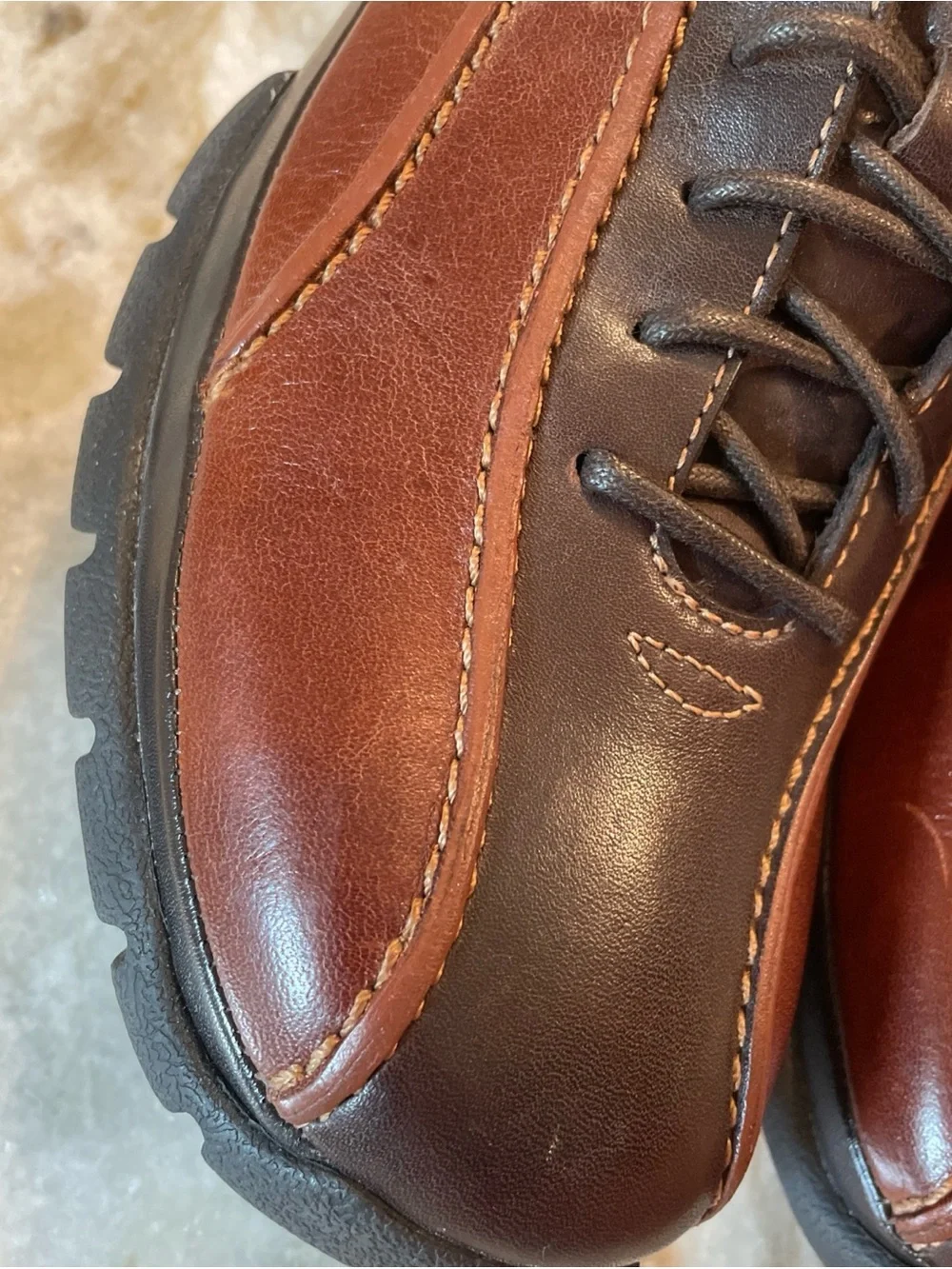 Rockport XCS Men’s Leather Oxford Shoes Size 8m